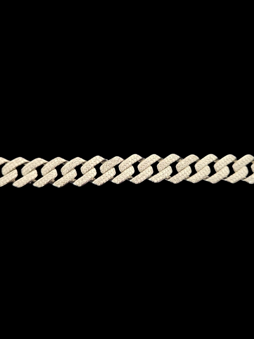 S925 Sterling Silver Moissanite Bracelet With A 10k Gold Bracelet - Picture 8 of 8